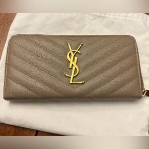 Yves Saint Laurent continental wallet